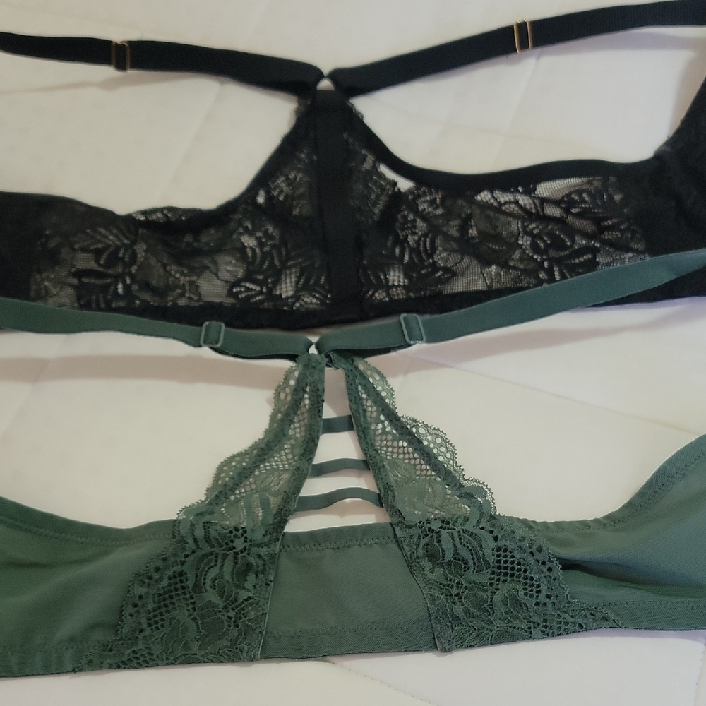Auden Racerback Lace Bra Set - Picture 5 of 6